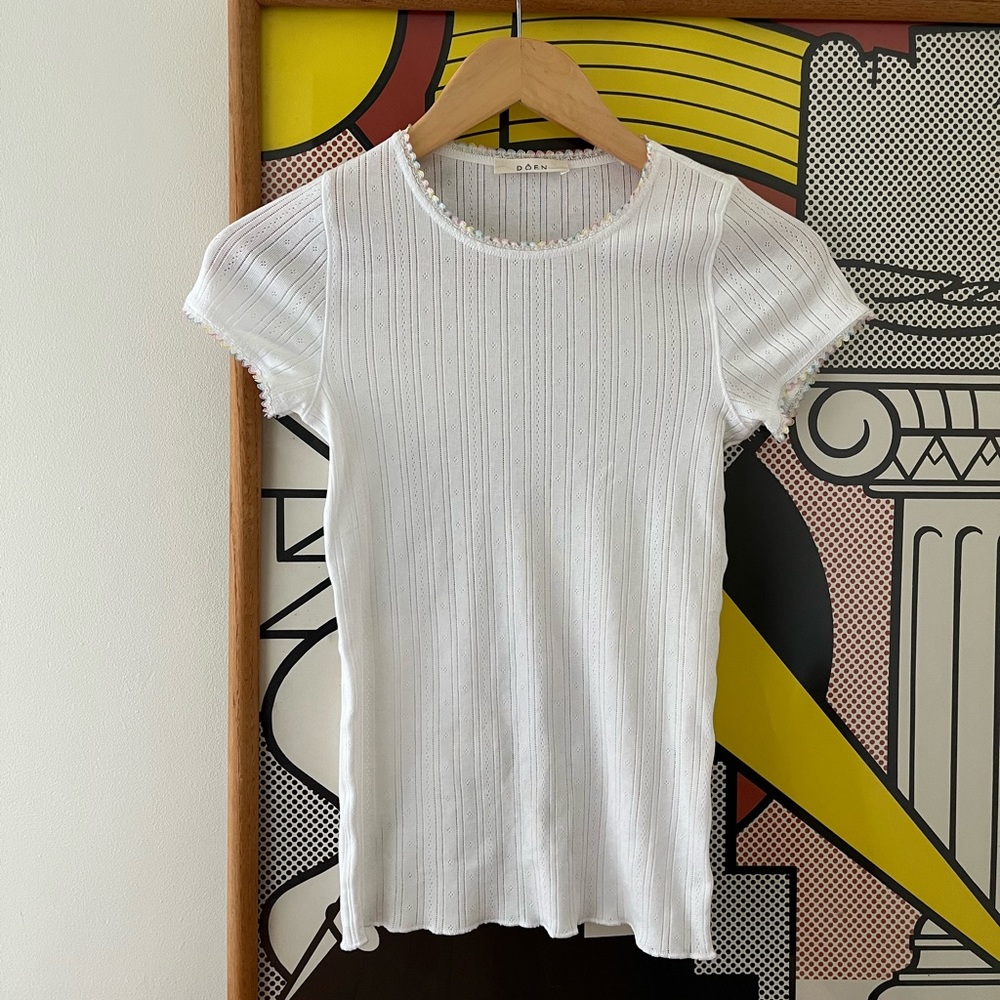 SOLD / Price firm NWOT Doen Vivi tee in salt - Picture 5 of 9